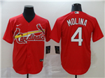 St. Louis Cardinals #4 Yadier Molina Red Cool Base Jersey