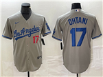 Los Angeles Dodgers #17 Shohei Ohtani Gray Limited Jersey