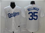 Los Angeles Dodgers #35 Cody Bellinger White Cool Base Jersey