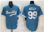 Los Angeles Dodgers #99 Joe Kelly Light Blue Cooperstown Collection Jersey