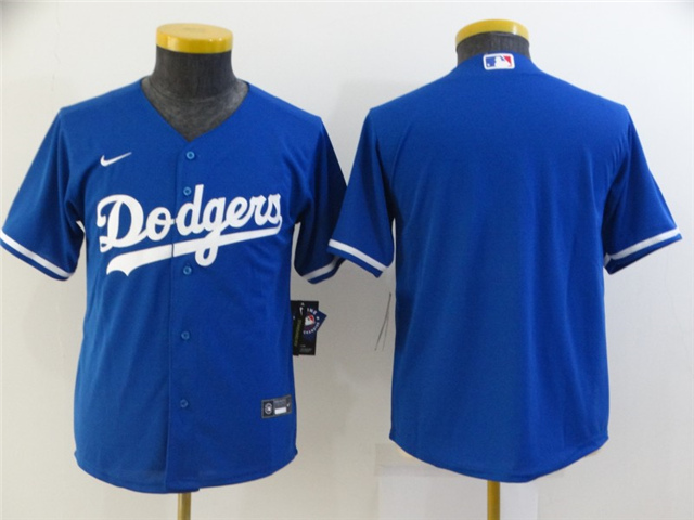Los Angeles Dodgers Youth Royal Blue Cool Base Team Jersey - TTE ...
