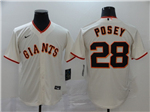 San Francisco Giants #28 Buster Posey Cream Cool Base Jersey