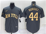 Seattle Mariners #44 Julio Rodríguez Charcoal 2022 MLB All-Star Game Cool Base Jersey