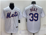 New York Mets #39 Edwin Díaz White Cool Base Jersey