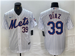 New York Mets #39 Edwin Díaz White Home Limited Jersey