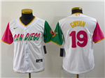 San Diego Padres #19 Tony Gwynn Youth White 2022 City Connect Jersey