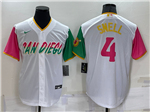 San Diego Padres #4 Blake Snell White 2022 City Connect Jersey