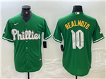 Philadelphia Phillies #10 J.T. Realmuto Green St.Patricks Limited Jersey