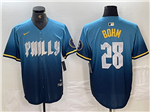 Philadelphia Phillies #28 Alec Bohm Blue 2024 City Connect Limited Jersey