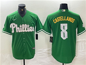 Philadelphia Phillies #8 Nick Castellanos Green St.Patricks Limited Jersey