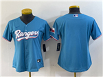 Texas Rangers Women's Light Blue Limited Team Jersey