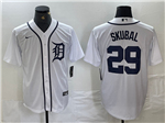 Detroit Tigers #29 Tarik Skubal White Limited Jersey
