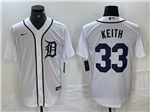 Detroit Tigers #33 Colt Keith White Limited Jersey
