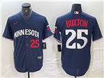 Minnesota Twins #25 Byron Buxton Alternate Navy Limited Jersey