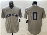 New York Yankees #0 Marcus Stroman Gray Away Limited Jersey