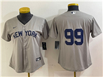 New York Yankees #99 Aaron Judge Women's Gray Away Limited Jersey