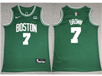 Boston Celtics #7 Jaylen Brown Green Swingman Jersey