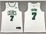Boston Celtics #7 Jaylen Brown White Swingman Jersey