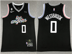 Los Angeles Clippers #0 Russell Westbrook 2022-23 Black City Edition Swingman Jersey