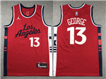 Los Angeles Clippers #13 Paul George 2024-25 Red Statement Edition Swingman Jersey