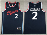 Los Angeles Clippers #2 Kawhi Leonard 2024-25 Navy Swingman Jersey