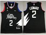 Los Angeles Clippers #2 Kawhi Leonard 2022-23 Black Statement Edition Swingman Jersey