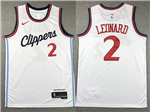 Los Angeles Clippers #2 Kawhi Leonard 2024-25 White Swingman Jersey