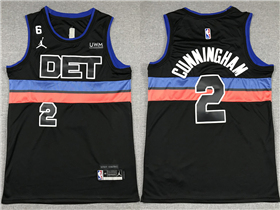 Detroit Pistons #2 Cade Cunningham 2022-23 Black Statement Swingman Jersey