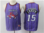 Toronto Raptors #15 Vince Carter Youth Throwback Purple Jersey