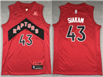 Toronto Raptors #43 Pascal Siakam Red Swingman Jersey