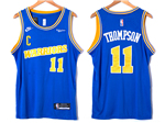 Golden State Warriors #11 Klay Thompson 2022-23 Blue Classic Edition Swingman Jersey