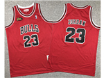 Chicago Bulls #23 Michael Jordan Youth Finals 1997-98 Red Hardwood Classics Jersey