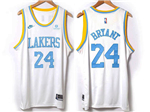 Los Angeles Lakers #24 Kobe Bryant 2022-23 White Classic Swingman Jersey