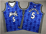 Orlando Magic #5 Paolo Banchero Youth 2023-24 Blue Classic Edition Swingman Jersey
