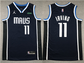 Dallas Mavericks #11 Kyrie Irving 2022-23 Navy Statement Swingman Jersey