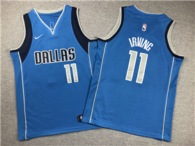 Dallas Mavericks #11 Kyrie Irving Youth Blue Swingman Jersey