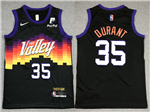 Phoenix Suns #35 Kevin Durant 2020-22 Black City Edition Swingman Jersey