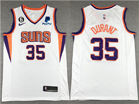 Phoenix Suns #35 Kevin Durant White Swingman Jersey