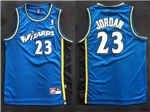Washington Wizards #23 Michael Jordan Blue Jersey