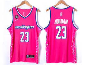 Washington Wizards #23 Michael Jordan 2022-23 Pink City Edition Swingman Jersey