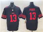San Francisco 49ers #13 Brock Purdy Black Vapor F.U.S.E. Limited Jersey