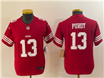 San Francisco 49ers #13 Brock Purdy Youth Red Vapor F.U.S.E. Limited Jersey