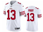 San Francisco 49ers #13 Brock Purdy Youth White Vapor Limited Jersey