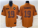 San Francisco 49ers #19 Deebo Samuel 2023 Brown Salute To Service Limited Jersey