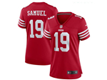 San Francisco 49ers #19 Deebo Samuel Women's Red Vapor Limited Jersey