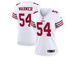 San Francisco 49ers #54 Fred Warner Women's White Vapor Limited Jersey
