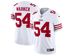 San Francisco 49ers #54 Fred Warner Youth White Vapor Limited Jersey