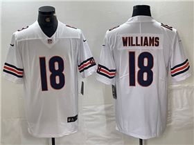 Chicago Bears #18 Caleb Williams White Vapor Limited Jersey