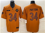Chicago Bears #34 Walter Payton 2023 Brown Salute To Service Limited Jersey