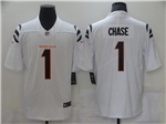 Cincinnati Bengals #1 Ja'Marr Chase Youth White Vapor Limited Jersey